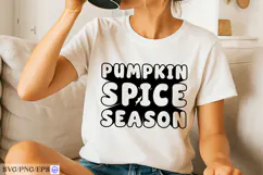 Pumpkin Spice Season Halloween Fall Quote PNG T-shirt Design Product Image 3