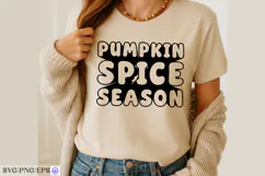 Pumpkin Spice Season Halloween Fall Quote PNG T-shirt Design Product Image 4