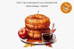 Pumpkin Spice Sweets Spooky Food Clipart Fall Thanksgiving PNG Party Art Image Watercolor Transparent Print illustration sublimation creepy printable digital watercolor halloween pumpkin spice sweets, spooky party clipart, junk journaling, Creepy art, bak