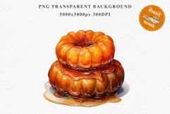 Pumpkin Spice Sweets Thanksgiving Food Clipart Fall Mood PNG Party Art Image Watercolor Transparent Print illustration sublimation creepy printable digital watercolor Thanksgiving pumpkin spice sweets, fall clipart, junk journaling, food art, baking