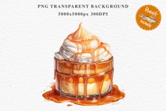 Pumpkin Spice Sweets Thanksgiving Food Clipart Fall Mood PNG Party Art Image Watercolor Transparent Print illustration sublimation creepy printable digital watercolor Thanksgiving pumpkin spice sweets, fall clipart, junk journaling, food art, baking