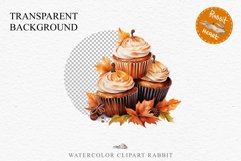 Pumpkin Spice Sweets Thanksgiving Food Clipart Fall Mood PNG Party Art Image Watercolor Transparent Print illustration sublimation creepy printable digital watercolor Thanksgiving pumpkin spice sweets, fall clipart, junk journaling, food art, baking