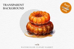 Pumpkin Spice Sweets Thanksgiving Food Clipart Fall Mood PNG Party Art Image Watercolor Transparent Print illustration sublimation creepy printable digital watercolor Thanksgiving pumpkin spice sweets, fall clipart, junk journaling, food art, baking