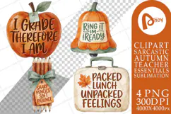 Pumpkin Spice Teacher Survival Kit Sublimation Product Image 1
