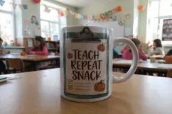 Pumpkin Spice Teacher Survival Kit Sublimation Product Image 3