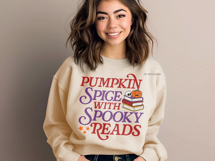 Halloween Book SVG Bundle, Fall bookish png, Autumn Designs Product Image 5