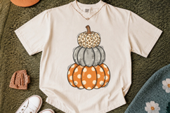 Pumpkin Stack Png, Sublimation pumpkin Design Product Image 2