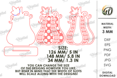 Pumpkin Stand Decor Laser Cut. Stand Decor SVG Product Image 2
