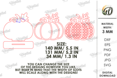 Pumpkin Stand Decor Laser Cut. Stand Decor SVG Product Image 2