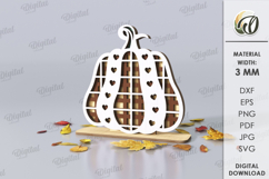Pumpkin Stand Decors Bundle Laser Cut. Stand Decor SVG Product Image 9