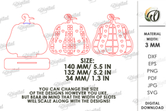 Pumpkin Stand Decor Laser Cut. Stand Decor SVG Product Image 2