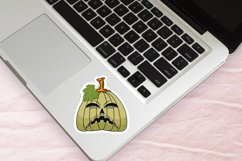 Halloween Pumpkin sticker Bundle, Halloween Stickers Product Image 6