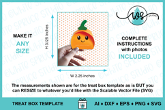 Halloween Pumpkin Treat Candy Box Classroom Gift SVG Product Image 2