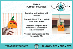 Halloween Pumpkin Treat Candy Box Classroom Gift SVG Product Image 3