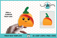 Halloween Pumpkin Treat Candy Box Classroom Gift SVG Product Image 6
