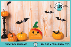 Halloween Pumpkin Treat Candy Box Classroom Gift SVG Product Image 7