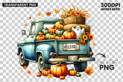 pumpkin truck png, fall harvest clipart, farmhouse autumn design, rustic truck sublimation, pumpkin patch png, cozy fall clipart, halloween fall design, thanksgiving png, autumn farmhouse clipart, rustic fall truck