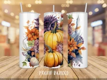 Pumpkin Tumbler Wrap, 20 oz tumbler wrap, Pumpkin Tumbler Wrap, Pumpkin Png