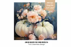 Pumpkin Tumbler Wrap Pretty Fall Tumbler Sublimation Wrap