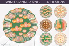 Pumpkin Wind Spinner | Thanksgiving Sublimation Designs PNG Product Image 1