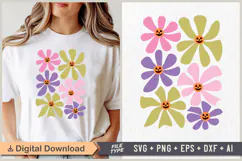 Pumpkin with Flower SVG | Halloween PNG | Halloween Clipart Product Image 1
