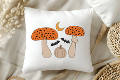 Pumpkin with Toadstool SVG | Halloween PNG | Toadstool PNG Product Image 4