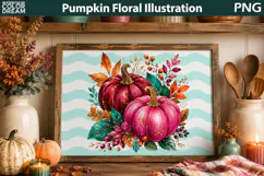 Pink Pumpkin Cutting Board | Fall Farmhouse Sublimation Product Image 3