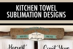 Vintage Pumpkins Towel Sublimation Design| Harvest Blessings Product Image 4