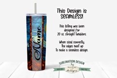 Pumpkin Field Stained Glass 20 oz Seamless Tumbler Design Product Image 2