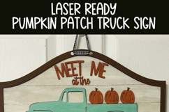 Pumpkin Patch Truck for Laser Cutting | Laser Cut Sign SVG Product Image 5