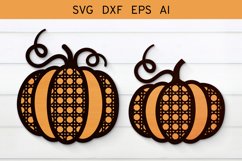 Rattan Cane Pumpkins svg, Rattan Pumpkin svg
