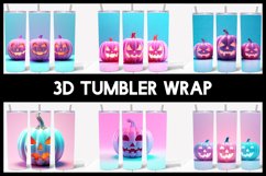 3D Pumpkins Tumbler Sublimation |Halloween 3D Tumbler Product Image 1