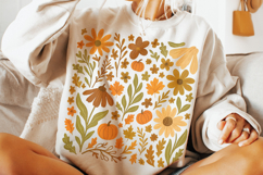 Pumpkin Fall Png, Fall Vibes PNG, Fall PNG, Autumn Png, Cozy Product Image 4