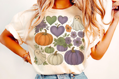 Pumpkins PNG, Ghost PNG, Spooky PNG, Fall PNG, Halloween PNG Product Image 2