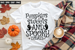Pumpkins sweets and spooky treats - Halloween SVG Design Product Image 1