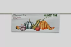 Pumpkins harvest Watercolor clipart 3 PNG Product Image 4