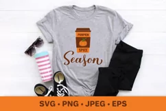 Pumpkin Spice season SVG. Autumn quote. Thanksgiving SVG Product Image 2