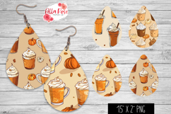 Pumpkin Spice | Autumn | 4 Sets of Teardrop Earrings Product Image 1