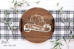 Pumpkin Time svg cut file for home décor projects Product Image 3