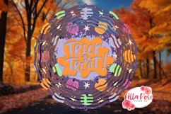 Trick or Treat | Halloween | 10&quot; Sublimation Wind Spinner Product Image 1