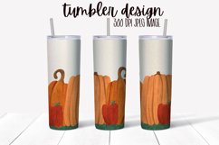 Pumpkins And Apples Tumbler Wrap Design Product Image 1