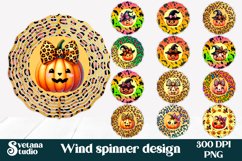 Halloween wind spinner bundle | Halloween pumpkin PNG Product Image 1