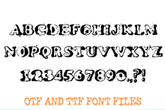 Punk Grunge Textured Ink Stamp Letters Font ABC Text Product Image 2