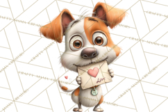 Punny Animal Valentine PNG, Cute Love Clipart Product Image 3