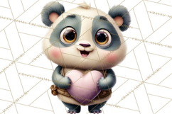 Punny Animal Valentine PNG, Cute Love Clipart Product Image 2