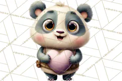 Punny Animal Valentine PNG, Cute Love Clipart Product Image 2