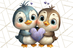 Punny Animal Valentine PNG, Cute Love Clipart Product Image 3