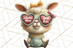 Punny Animal Valentine PNG, Cute Love Clipart Product Image 3