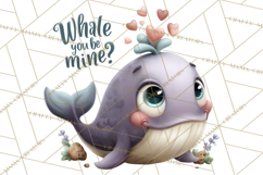 Punny Animal Valentine PNG, Cute Love Clipart Product Image 2