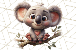 Punny Animal Valentine PNG, Cute Love Clipart Product Image 4